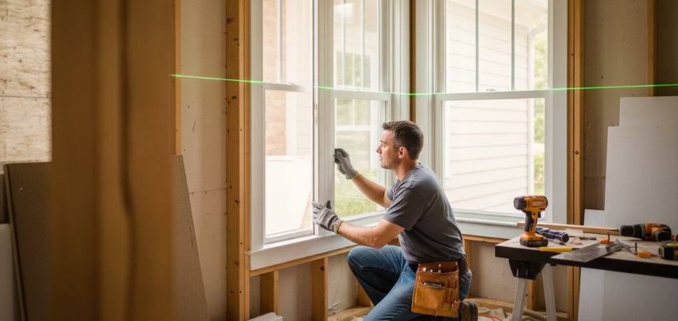 window installation process in Atlanta home